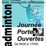 Journée "Portes Ouvertes" Badminton à Mataeia