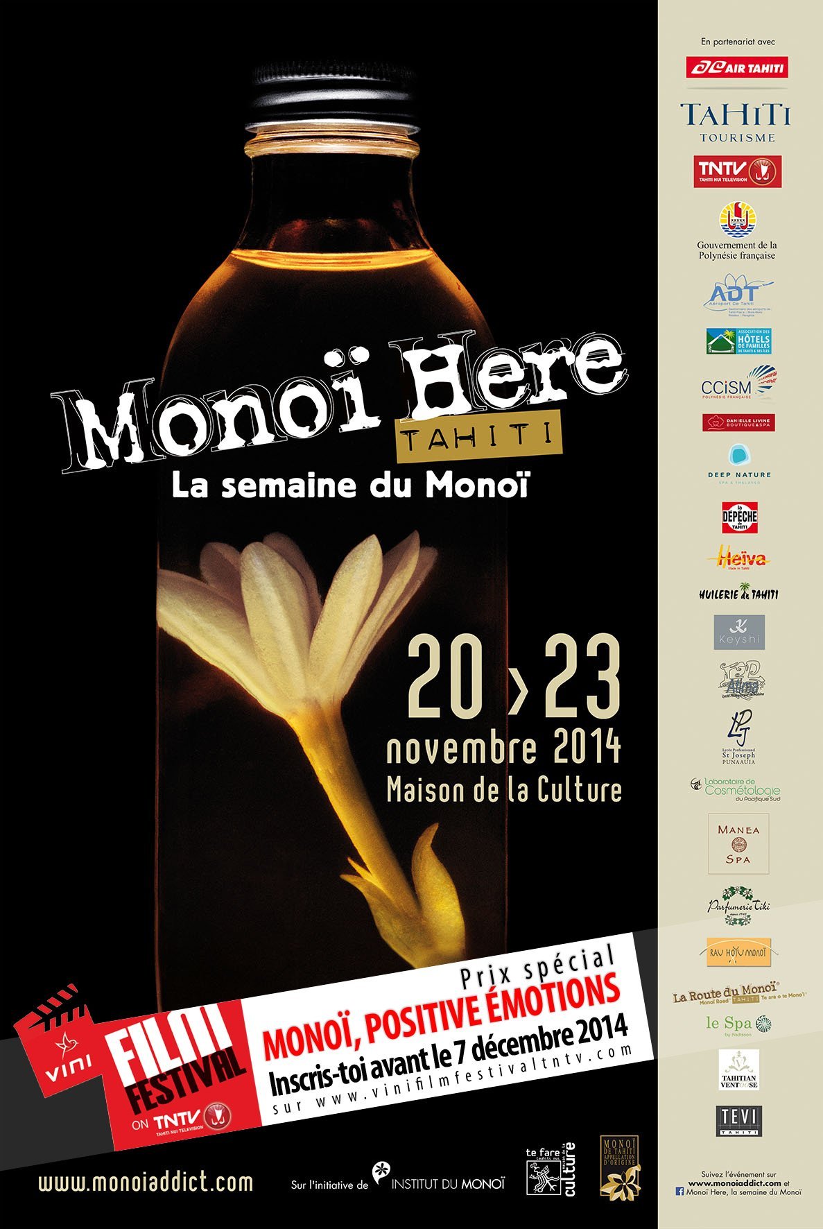 Prix "Monoï, positive emotions", l’After du Vini film festival on Tntv