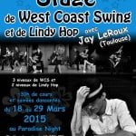 Stage de West Coast Swing avec Jay LeRoux (Toulouse)