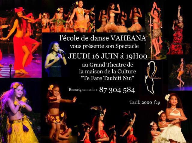 Spectacle de danse : Gala de l’école de danse Vaheana