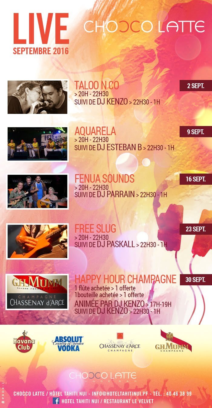 Happy Hour Champagne au Chocco Latte