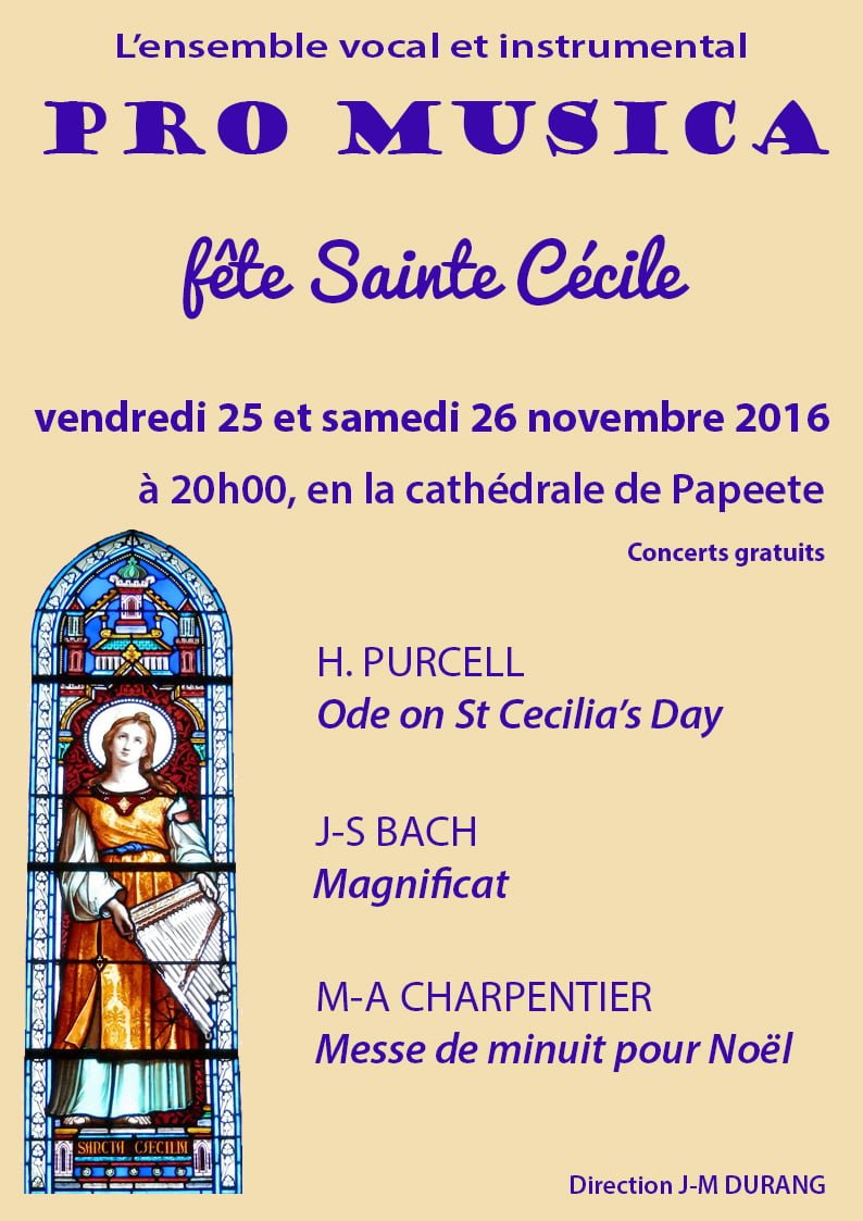 Pro Musica - concert de Sainte Cécile