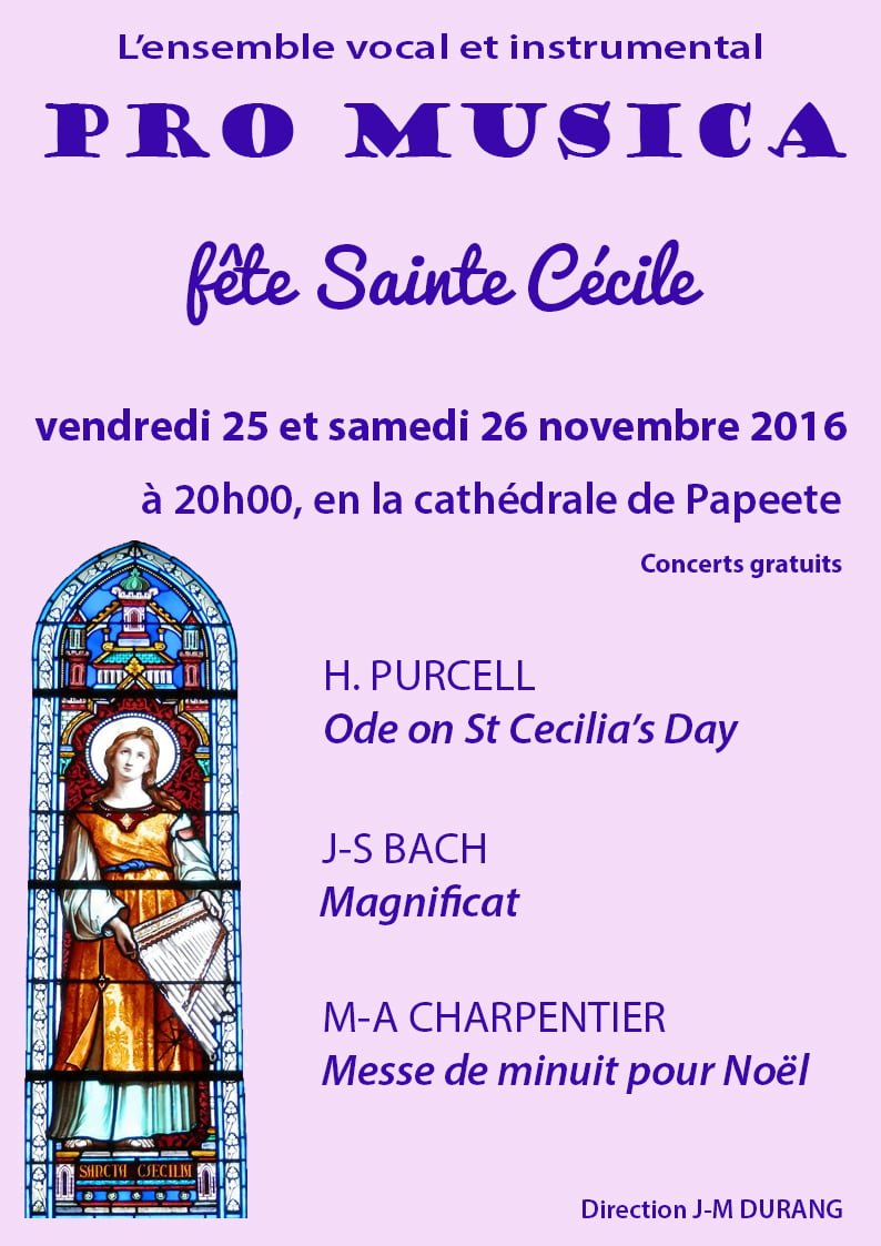 Pro Musica - concert de Sainte-Cécile