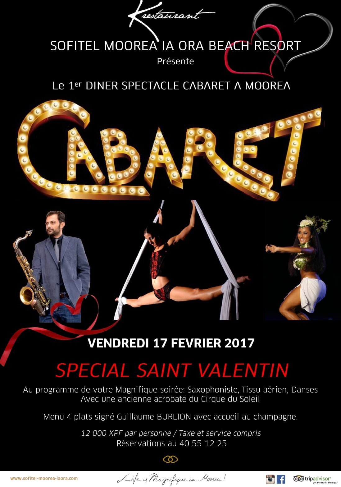 Soirée Cabaret Spécial SAINT VALENTIN