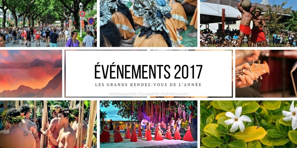 Calendrier des événements 2017 à Tahiti