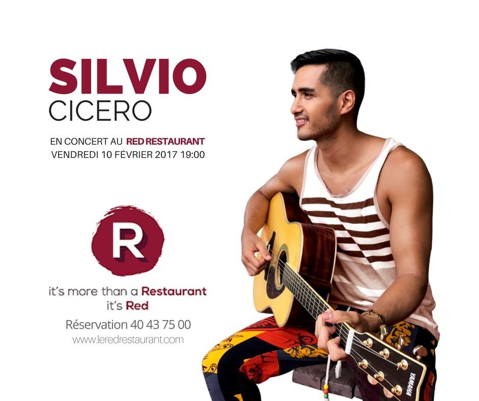 SILVIO CICERO, concert au RED restaurant 10 février