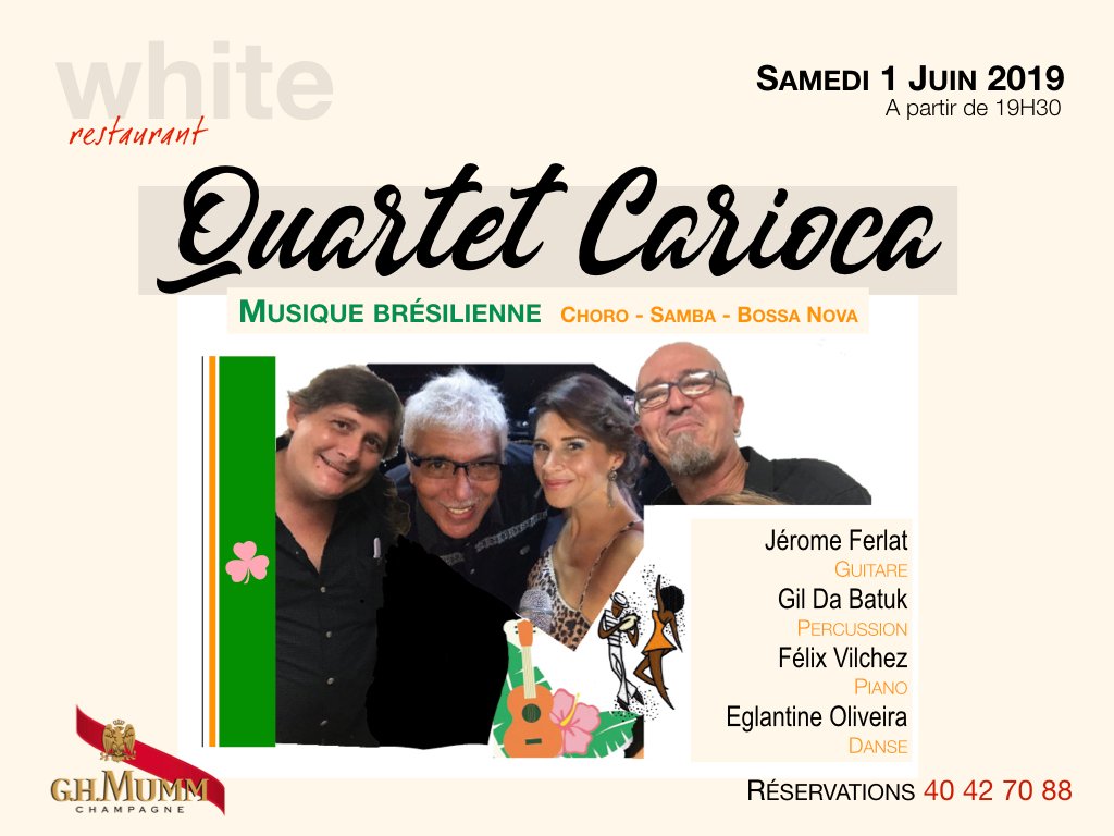 Musique brésilienne au white restaurant
