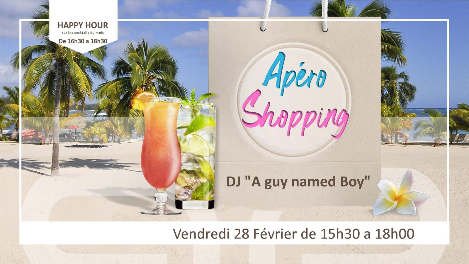 Apéro Shopping avec DJ « A guy named Boy »