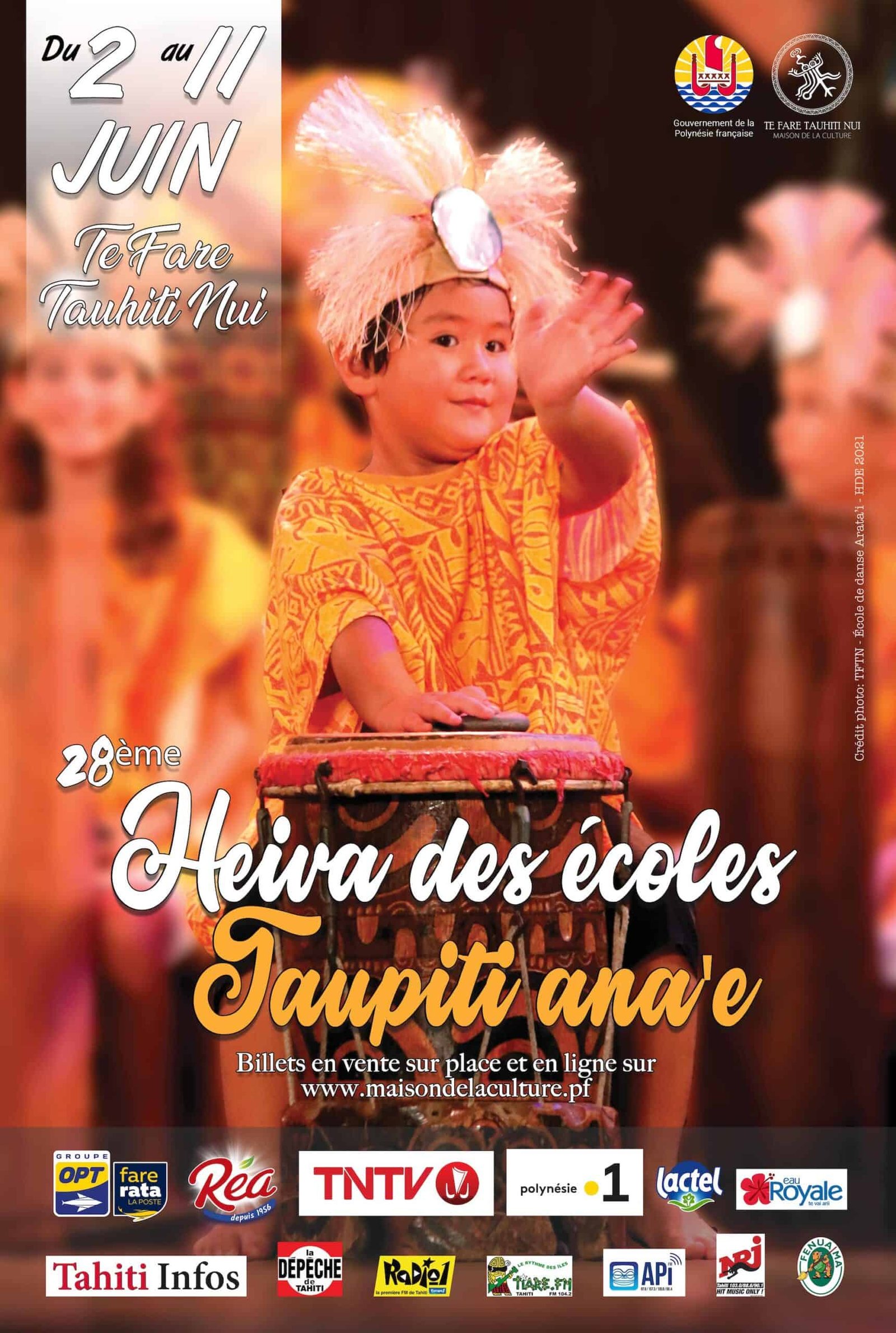 28ème édition du Heiva des Écoles – Renommé cette année : Ta’upiti Ana’e 2022