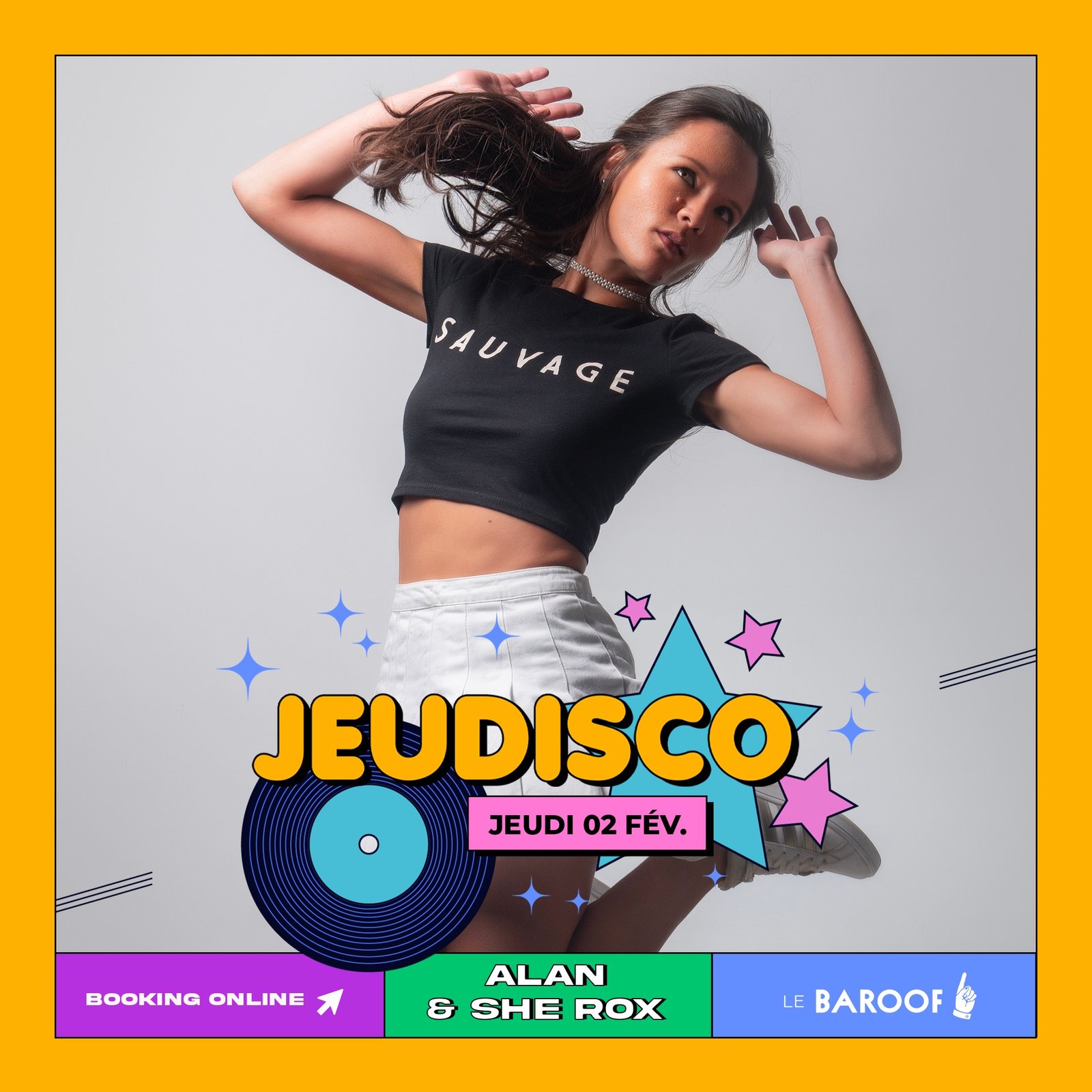 𝗝𝗘𝗨𝗗𝗜𝗦𝗖𝗢 | 𝗝𝗘𝗨𝗗𝗜 𝟬𝟮 𝗙𝗘𝗩𝗥𝗜𝗘𝗥 𝟮𝟬𝟮𝟯 Rendez-vous au Baroof pour une nuit 100% glam...