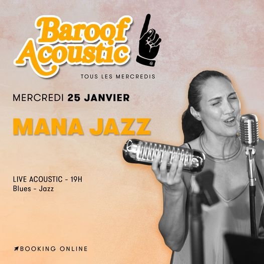𝗠𝗔𝗡𝗔 𝗝𝗔𝗭𝗭 | 𝗕𝗔𝗥𝗢𝗢𝗙 𝗔𝗖𝗢𝗨𝗦𝗧𝗜𝗖 Une rencontre musicale où la terre, le ciel et la m...