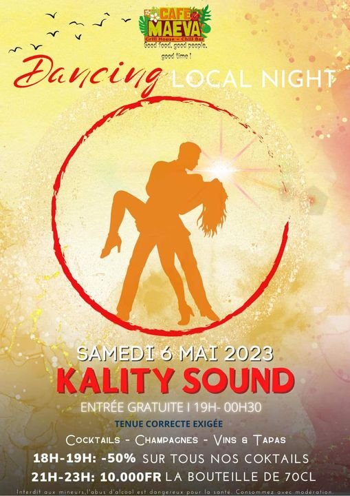 Ambiance 𝐥𝐨𝐜𝐚𝐥𝐞 assurée au Café Maeva