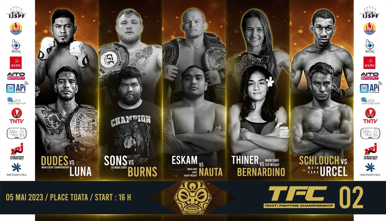 Sport : MMA “Tahiti Fighting Championship”