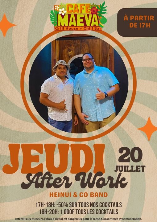 Maro'ura au Café Maeva
